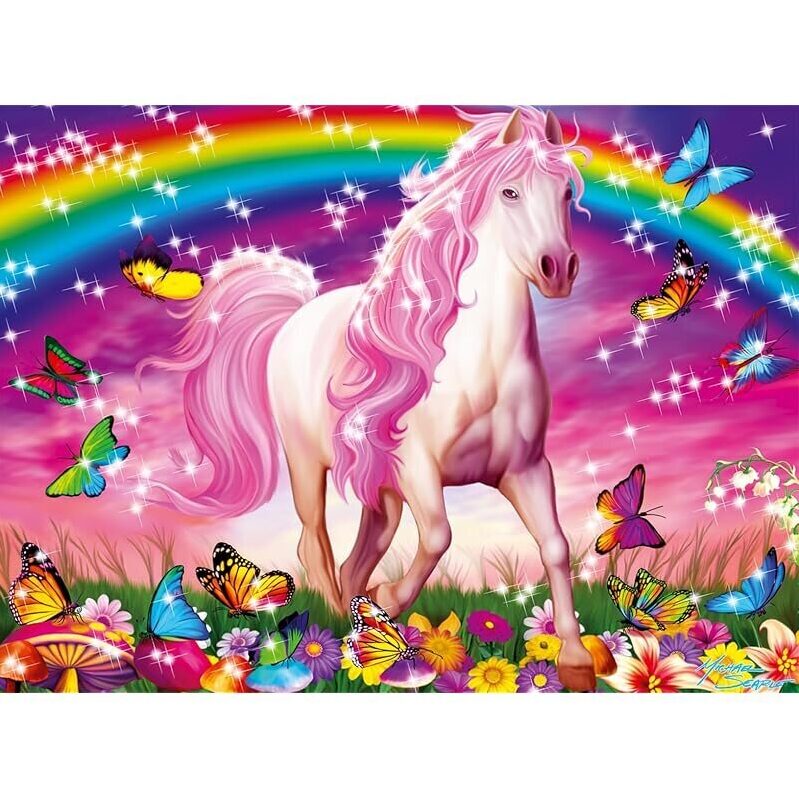 Ravensburger Horse Dreams Glitter Jigsaw Puzzle 13927 - Magical Unicorn Puzzle for Kids