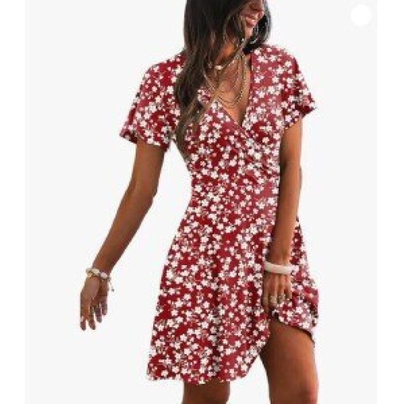 Elegant Floral Dress for Summer - Perfect for Casual Outings