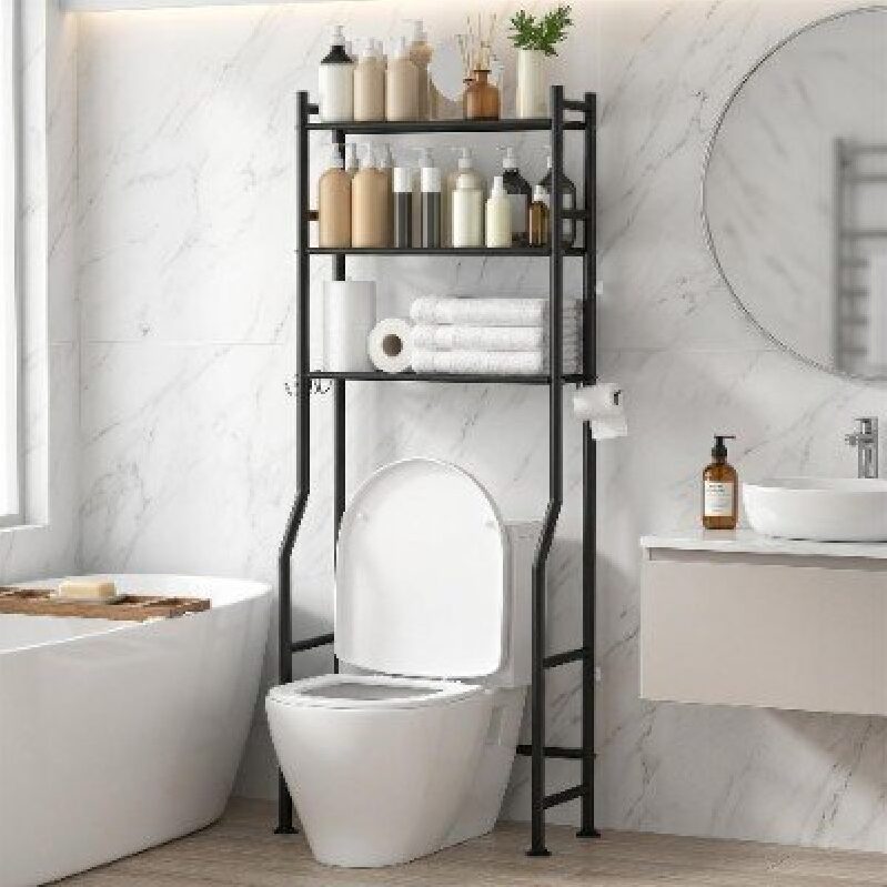 3-Tier Bathroom Shelving Rack Above Toilet
