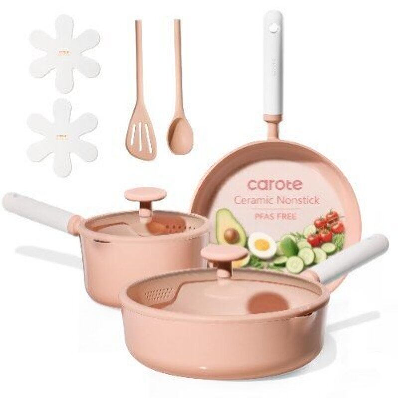 Elevate Your Cooking with Carote's Ceramic Nonstick Cookware Set