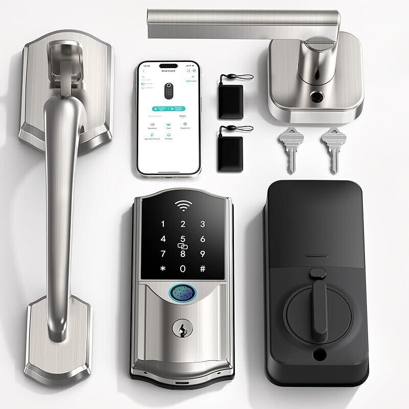 Firstriver T2 Keypad & Fingerprint WiFi Smart Front Door Lock