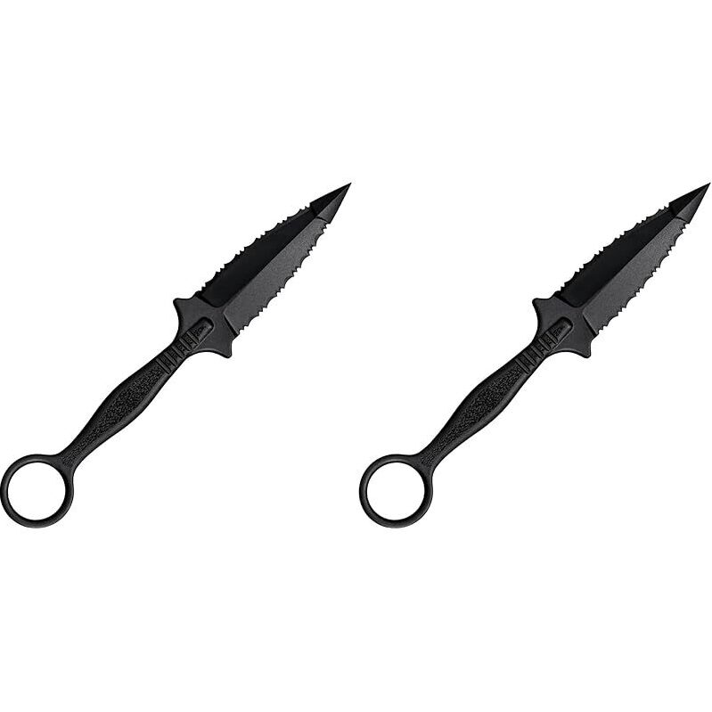 2-Pack FGX Ring Dagger - Durable & Sharp Knives