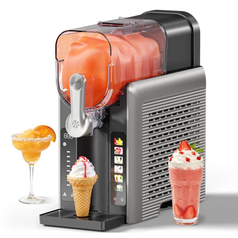 6-Mode Auto-Clean Slushie Machine for Slushie, Margarita, More