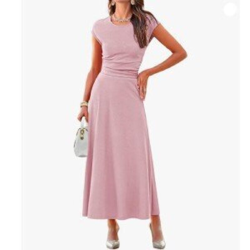 Elegant Pink Maxi Dress for Summer - Perfect for Every Occasion