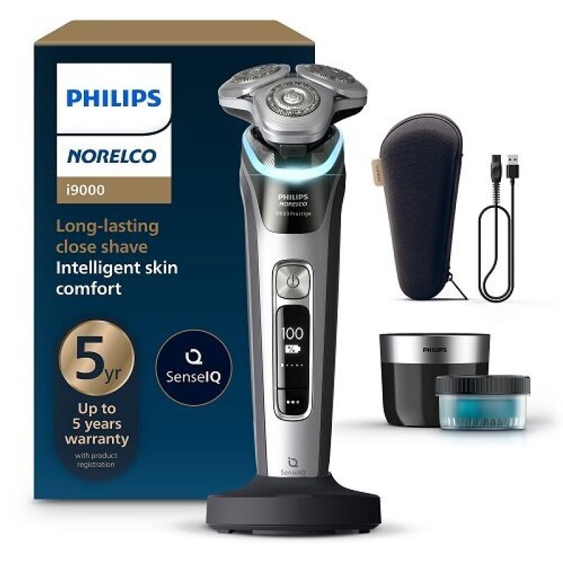 Philips Norelco i9000 Prestige Shaver - Ultimate Shaving Experience