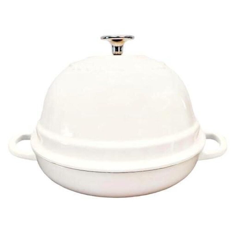 Affordable Enameled Bread Baking Pot with Silicone Pad - 50% Discount