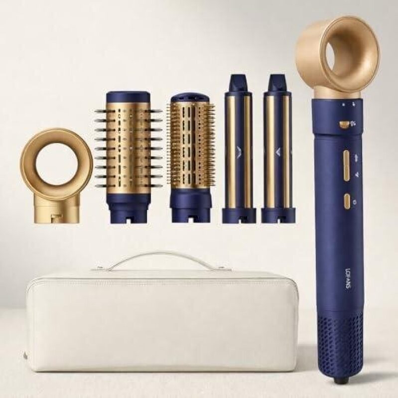 L'Oreal Five-in-One Hair Styling Kit - High-Speed 110,000 RPM Auto Curler