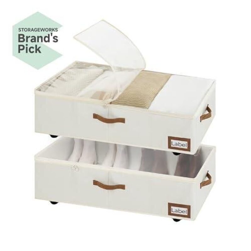 Maximize Storage with STORAGEWORKS Under Bed Storage Drawers, 50% OFF