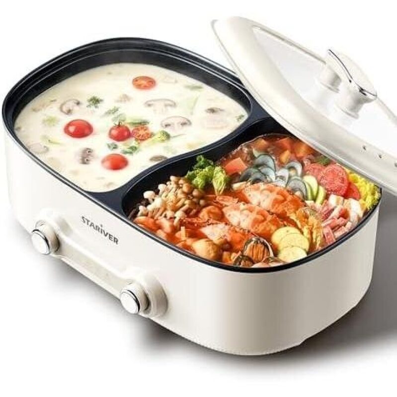Double Control 7L Electric Hot Pot - 37% OFF