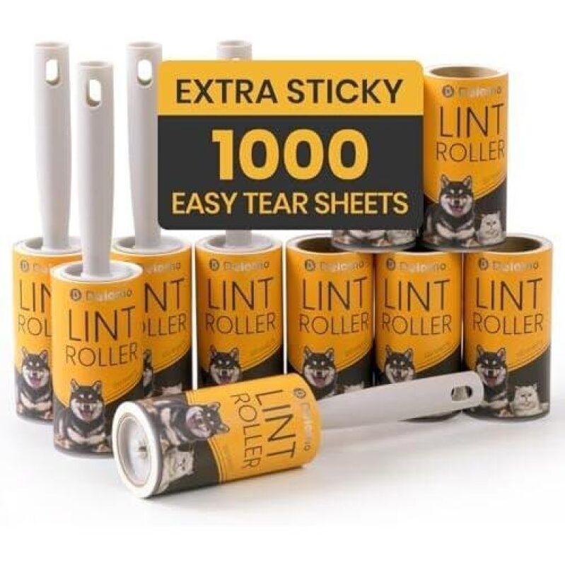 Save Big on Super Sticky Lint Rollers - 1000 Sheets at 40% Off