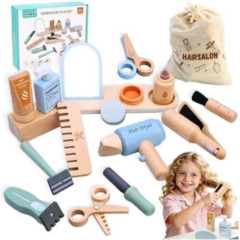Premium Kids Pretend Play Hair Salon Set - 50% Off!
