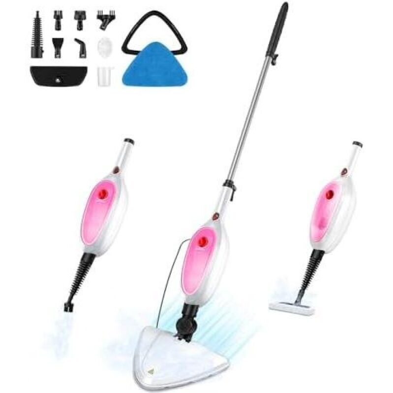 Dual-Purpose Steam Cleaner - 20s Rapid Heat, 16ft Cord