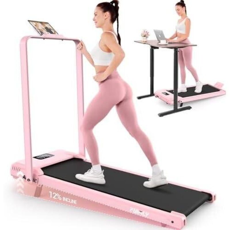 Affordable and Space-Saving 3.5HP Folding Treadmill with Dual Incline - 50% Discount