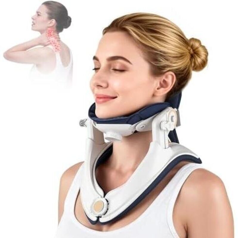 Adjustable Neck Traction Device for Neck Pain Relief - 53% Off