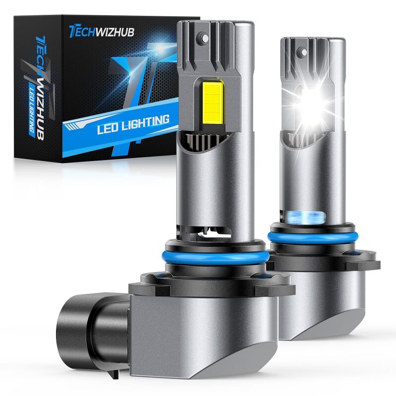 TechWizHub 9005/HB3 LED Bulbs 24000LM Bright 6500K - 2-Pack