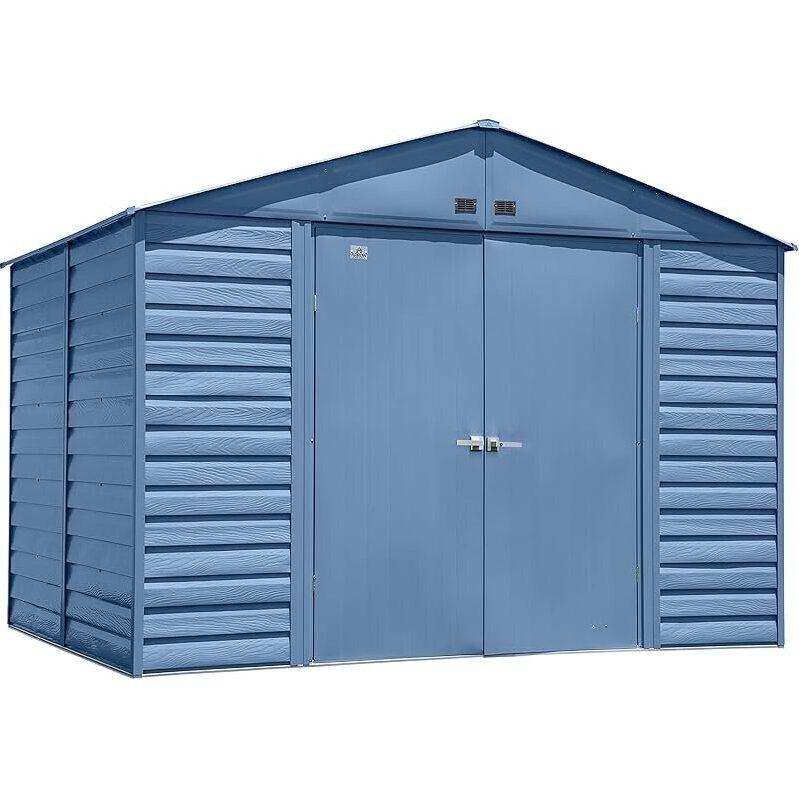 Outdoor Lockable Steel Storage Shed - Durable and Weather Resistant