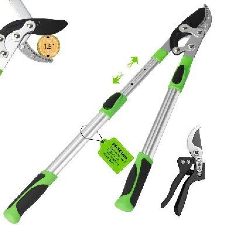 Premium Adjustable Pruning Shears with Extendable Handle