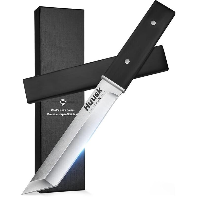 Huusk Japanese Fixed Blade Knife with Sheath - Master Craftsmanship