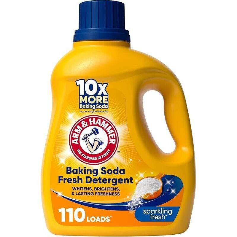 ARM & HAMMER Baking Soda Fresh Liquid Laundry Detergent 110oz