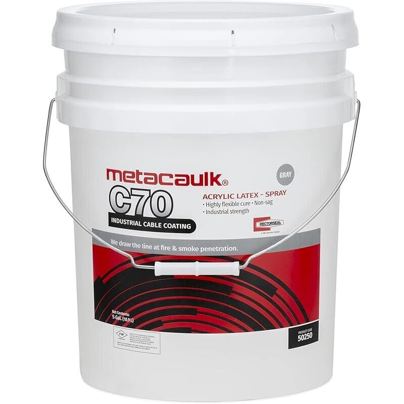 RectorSeal Metacaulk C70 50250 Industrial Cable Coating - 5-Gal