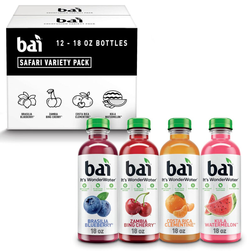 Affordable Bai Antioxidant Flavored Water Variety Pack