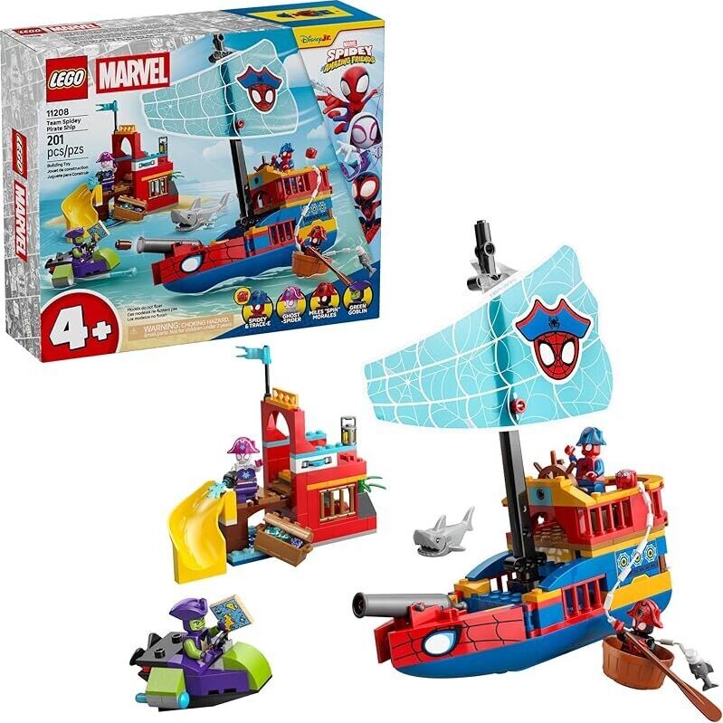 LEGO Marvel Spidey Team Spidey Pirate Ship Building Toy
