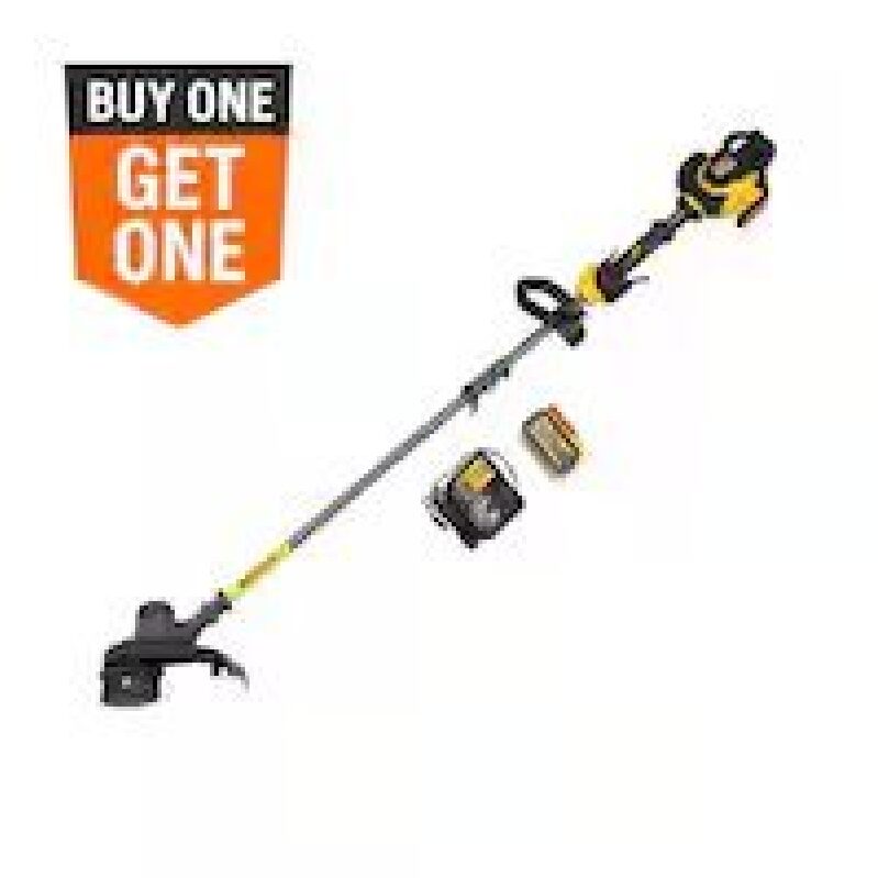 DEWALT FLEXVOLT 60V 15-in Battery Powered String Trimmer Kit Bundle