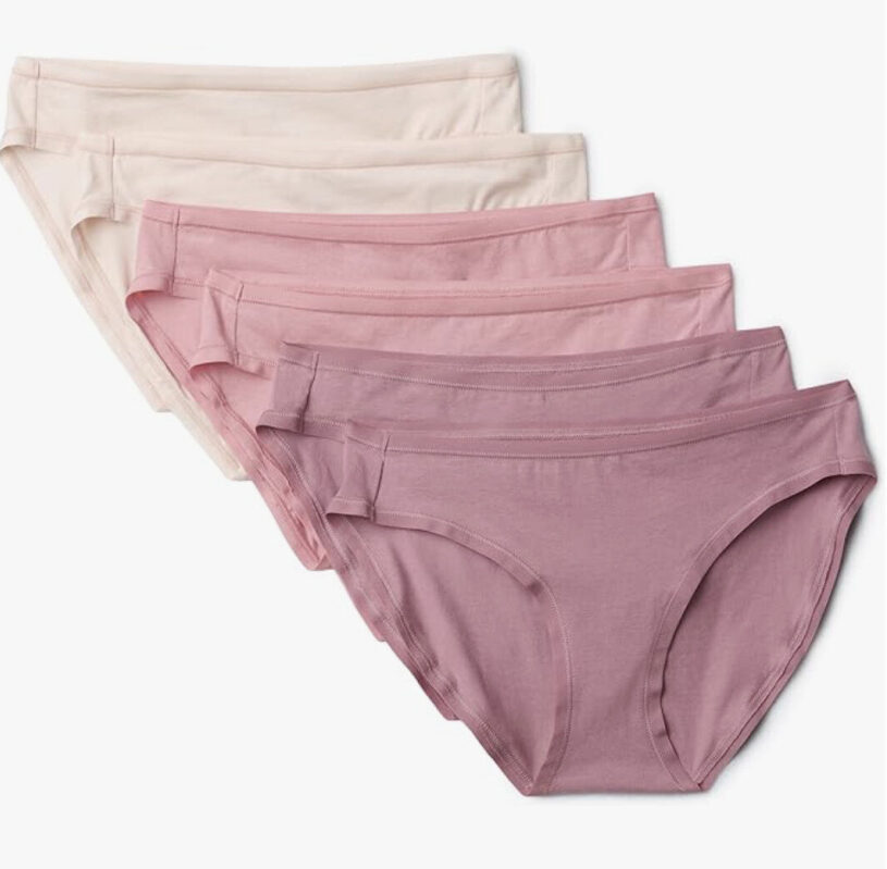 Amazon Essentials Women's Cotton Underwear - 6 Pack
