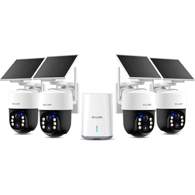 Soliom 4K Ultra HD Security Cameras Wireless Outdoor - Smart Home Surveillance