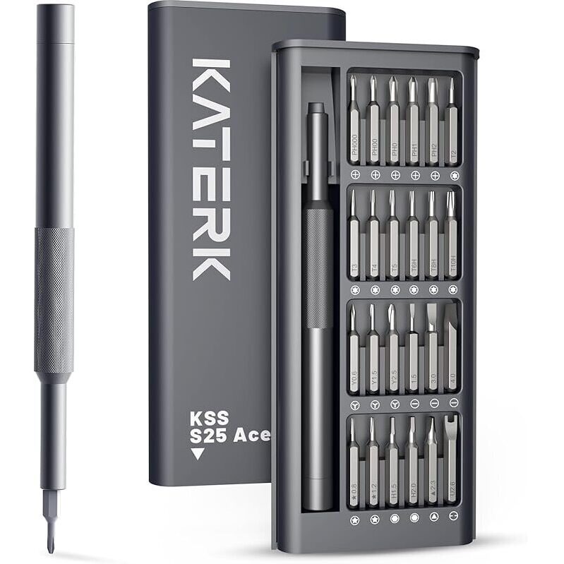 Katerk 25-in-1 Precision Screwdriver Set - Essential Tool Kit