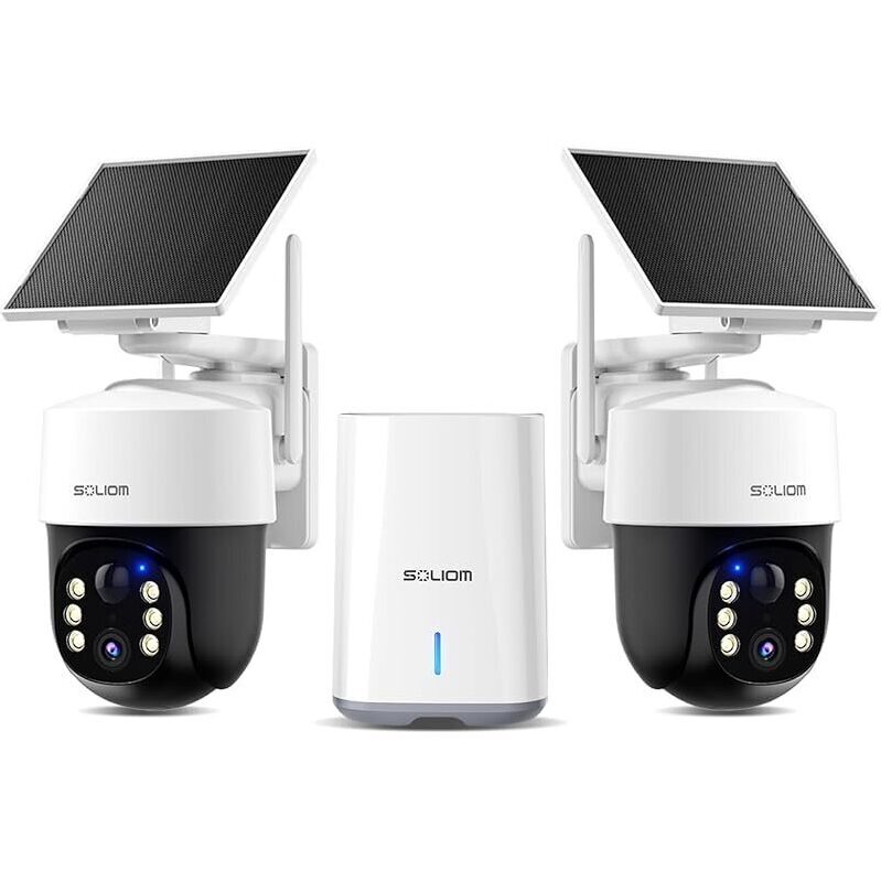 Soliom SH801-2 Wireless Outdoor Solar 4K Security Camera