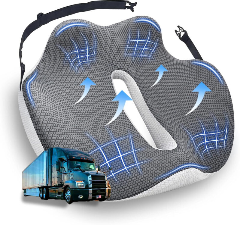 Memory Foam Car Seat Cushion - Ideal for Long Drives