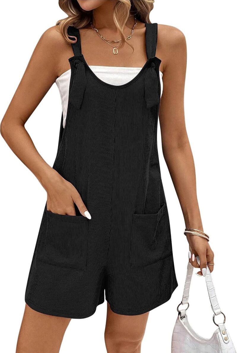 Ekouaer Women's Ribbed Knit Jumpsuit Romper - Best Value Deal