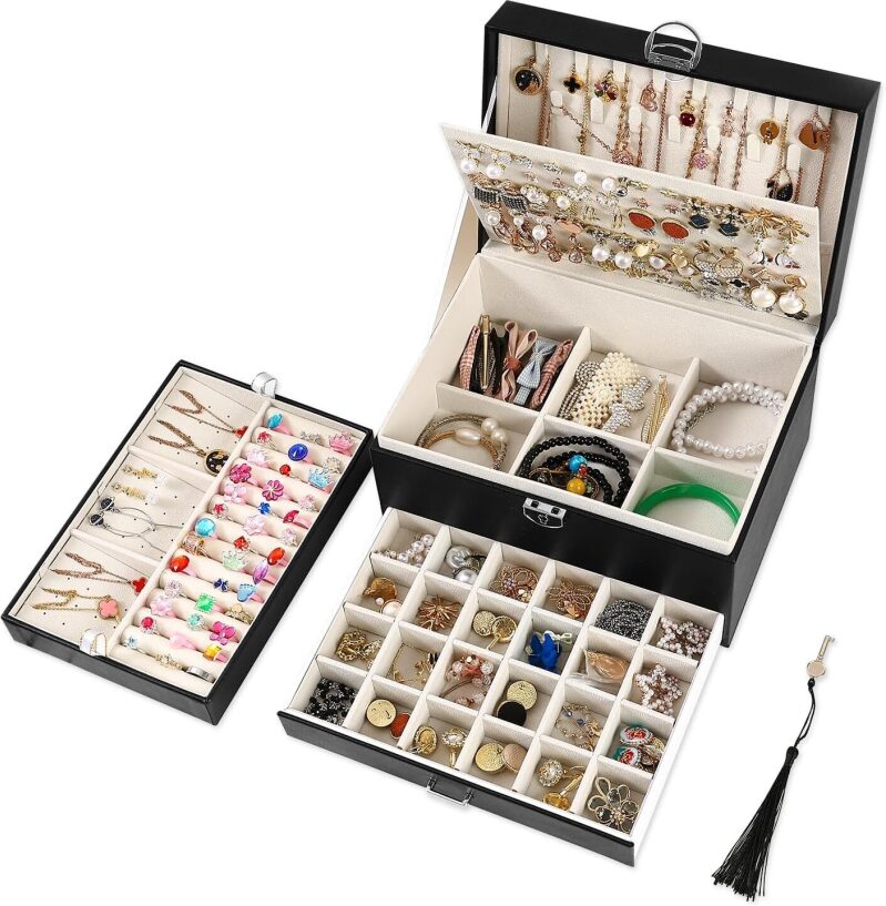 Affordable 4-5 Layer Jewelry Box for Women with 50% Discount