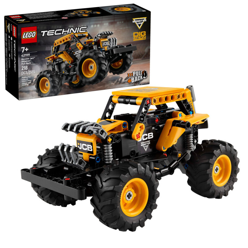 LEGO Technic Monster Jam DIGatron Pull-Back Monster Truck Toys - Ultimate Playset for Kids