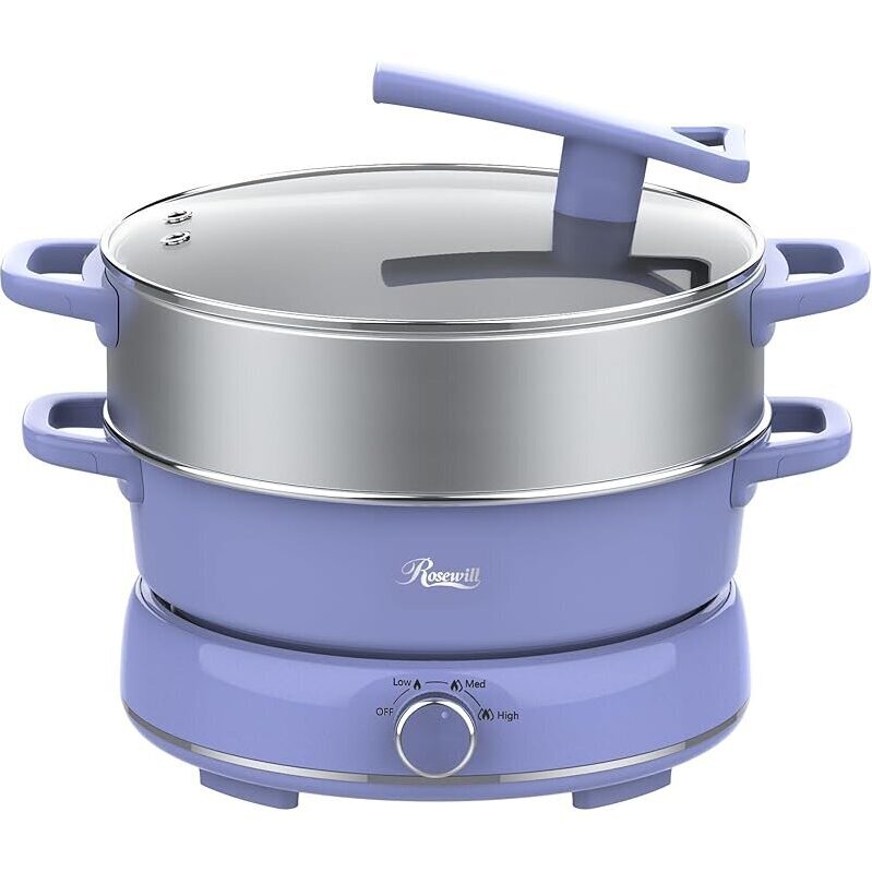 Rosewill 12.7 QT Electric Hot Pot Slow Cooker - Smart Cooking Solution