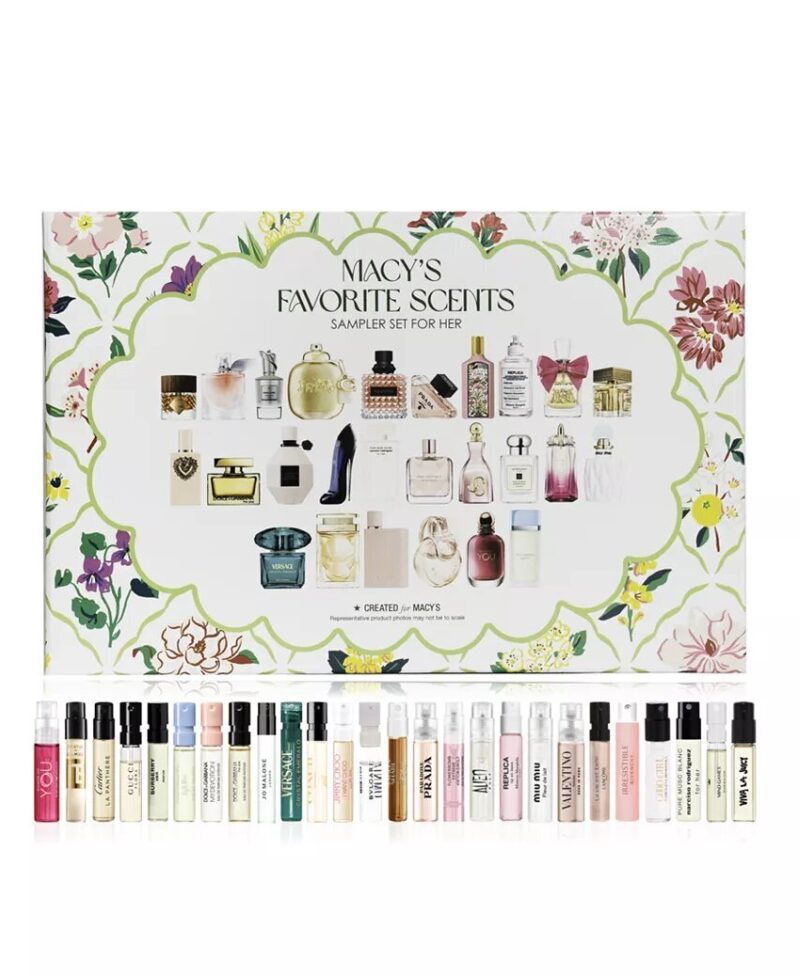 Macy's 26-Piece Fragrance Sampler Set for Her - Discover Your Signature Scent
