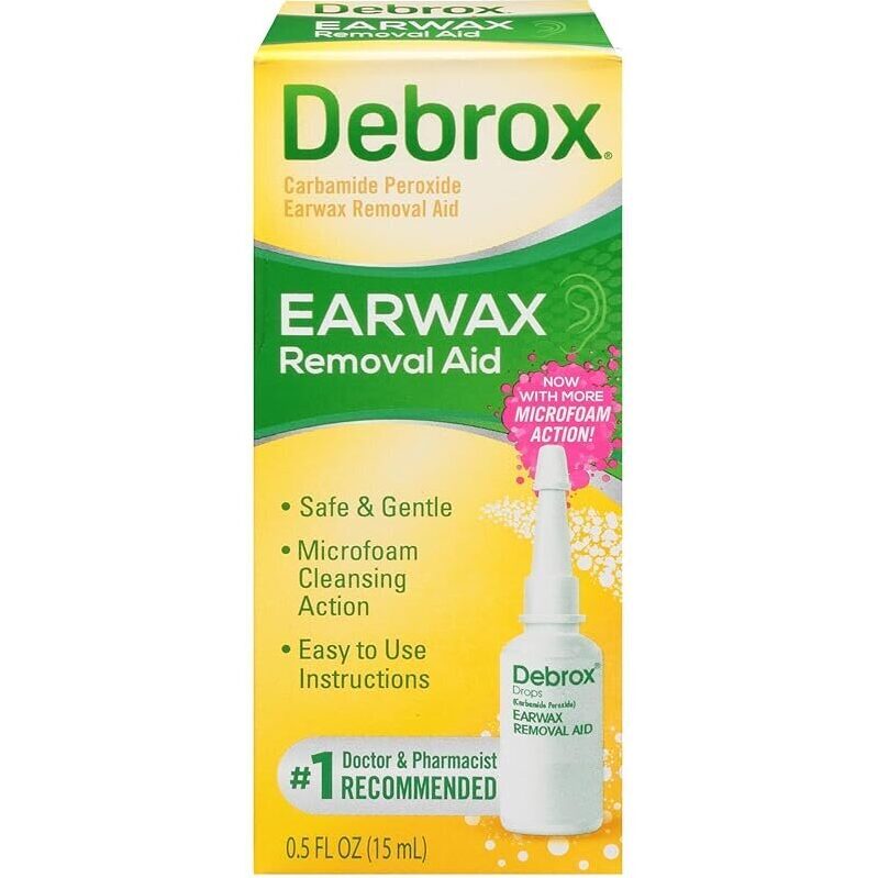 Debrox Ear Wax Removal Drops - Safe & Effective Ear Wax Removal
