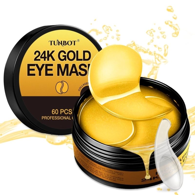 Tunbot 24K Gold Eye Masks - 60 Pieces