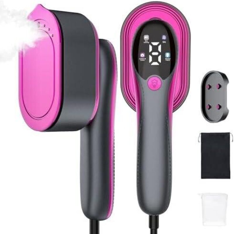 Portable Handheld Steamer for Clothes - 1200W with LED Display, 50% OFF