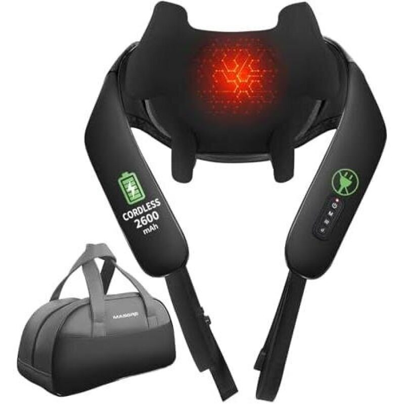 Cordless Shoulder and Neck Massager with Heat - 49% Discount