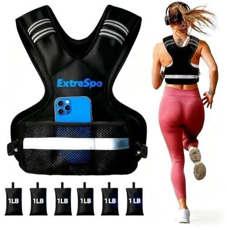 Adjustable Weighted Vest for Men and Women - 50% Off