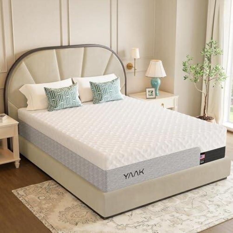 YAAK 12-Inch Memory Foam Mattress - Premium Support for Restful Sleep