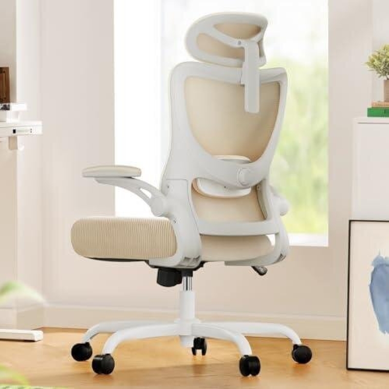 Ergonomic Office Chair - High Back Mesh/Adjustable Lumbar Support/3D Armrests - 50% OFF