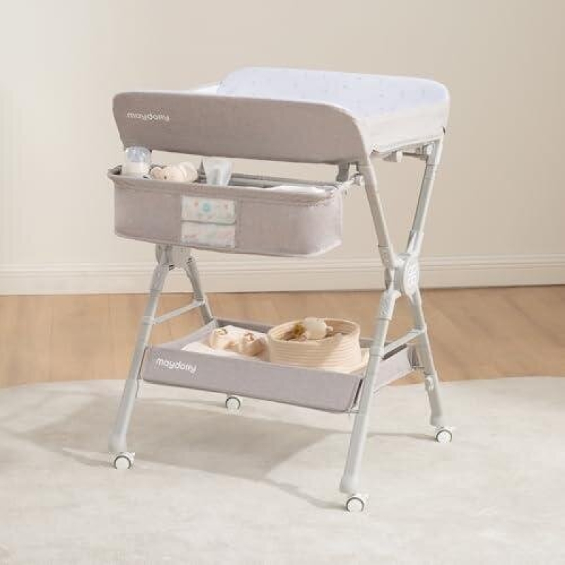 Portable Folding Baby Changing Table with Wheels - 30% Discount