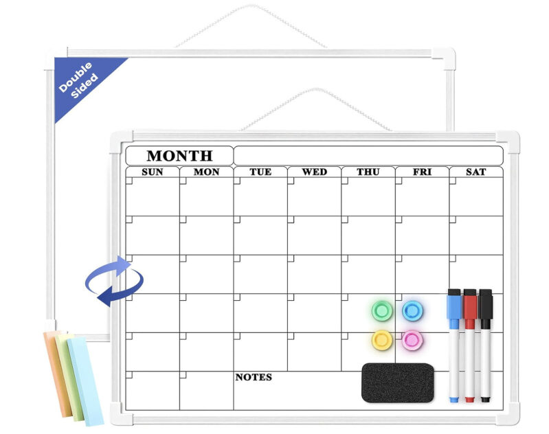 Double-Sided Family Calendar Whiteboard - Prime Exclusive Deal