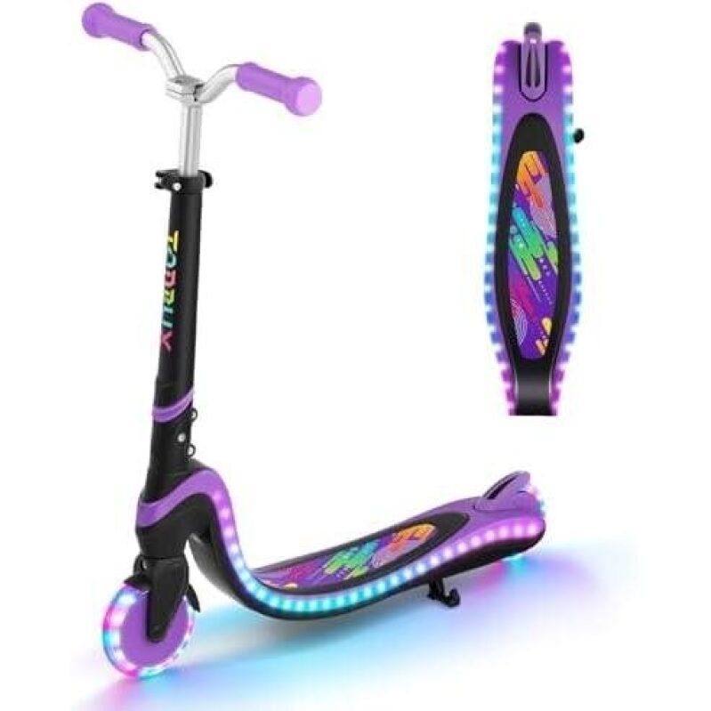 Illuminating Adjustable Height Kids Scooter with 4 Light Modes - 40% OFF