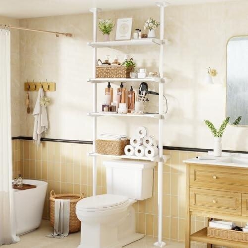 Bonpally 4-Tier Metal Toilet Shelf - 56% OFF