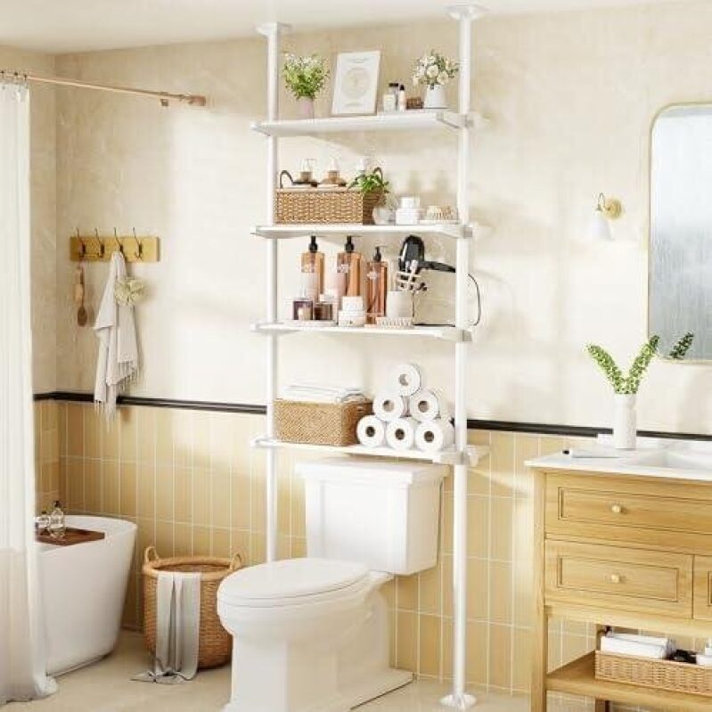 Bonpally 4-Tier Metal Toilet Shelf - 56% OFF