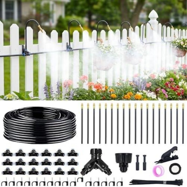100ft 360° Adjustable Drip Irrigation Kit - 50% Discount